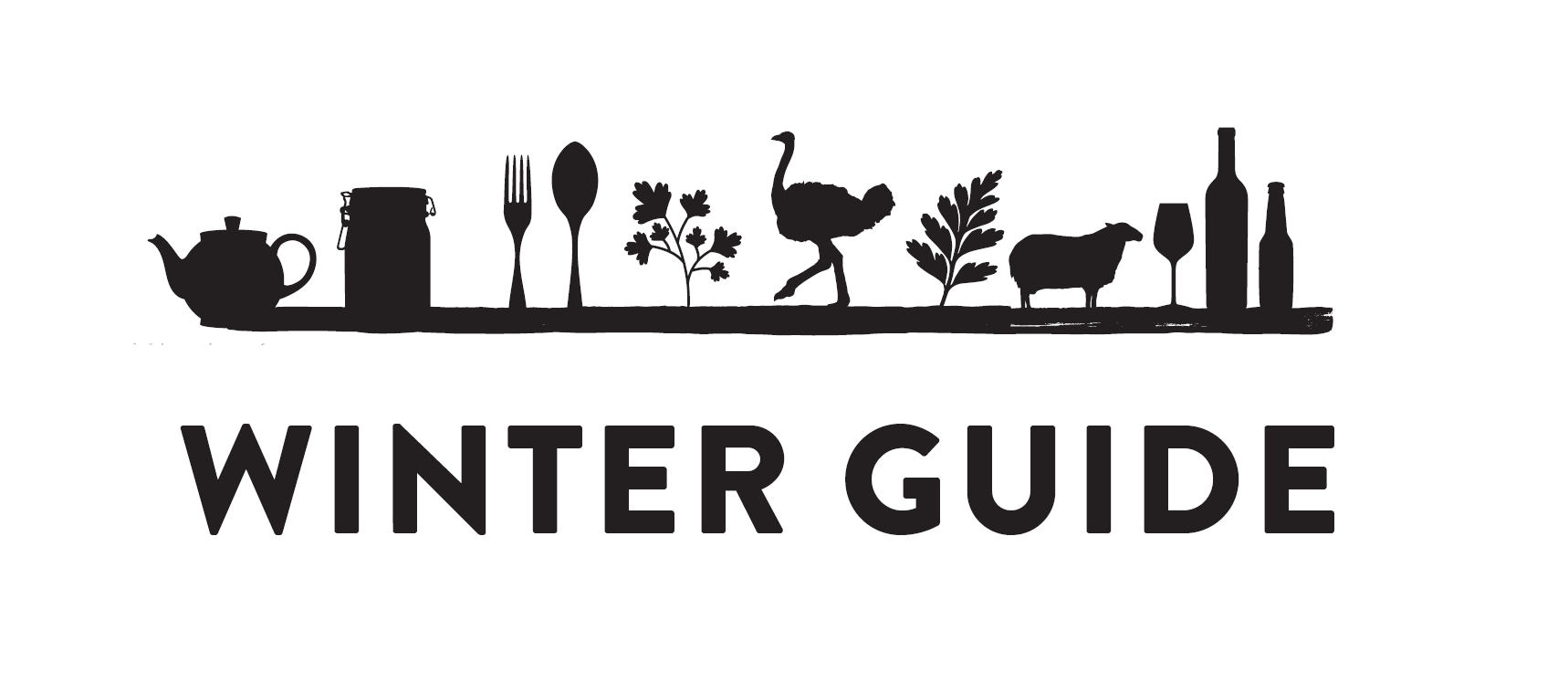 Winter Guide Icon Balck On White